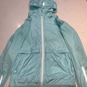 Ivivva Kids wind breaker Teal Size 10